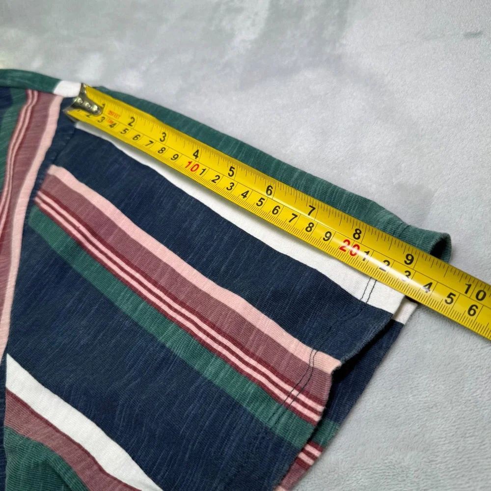 Guess Jeans USA Striped T-Shirt Men's Size M‎ Short Sleeve Crew Neck Retro Style - Picture 7 of 10